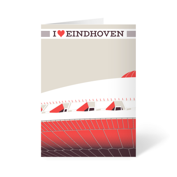 Evoluon I love Eindhoven kaart van Eindelyk