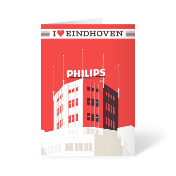 Lichttoren I love Eindhoven kaart van Eindelyk
